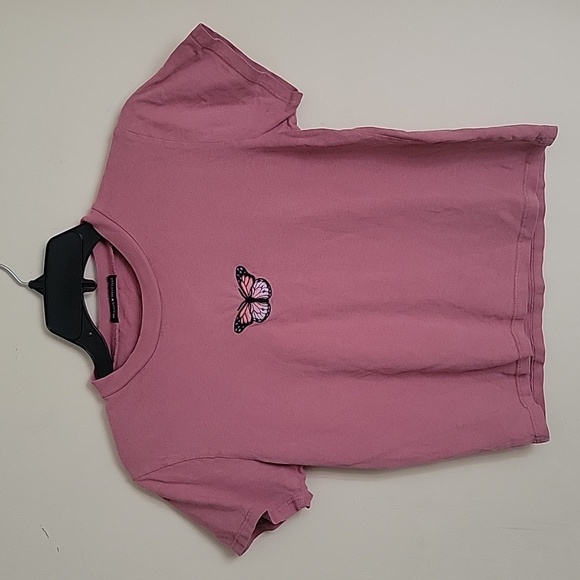 Brandy Melville Tops - Brandy Melville butterfly crop top